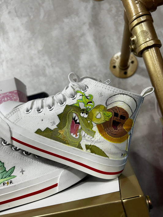 Playeras tiana y el sapo