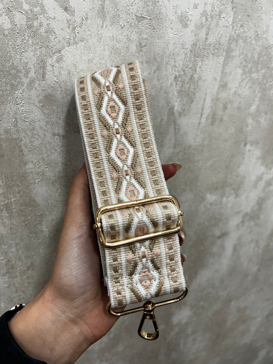 Correa estampada nude