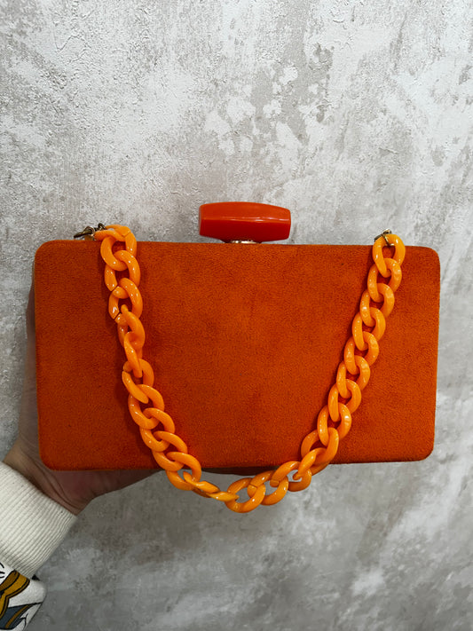 Bolso cadena naranja
