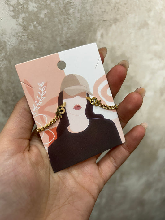 Pendiente acero serpiente