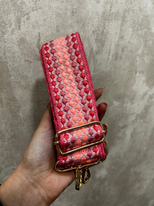 Correa paleta rosas