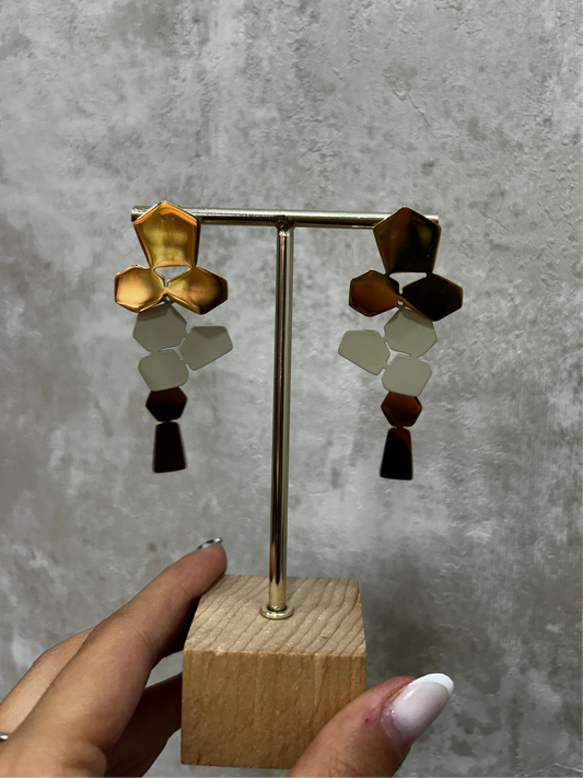 Pendientes acero panel abeja